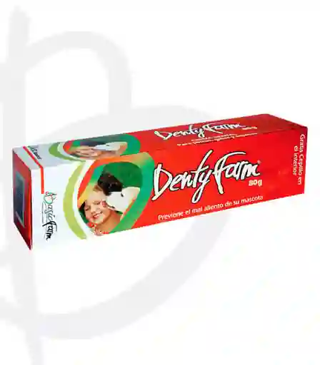 Crema dental Para perros y gatos denty farm grande 80gr