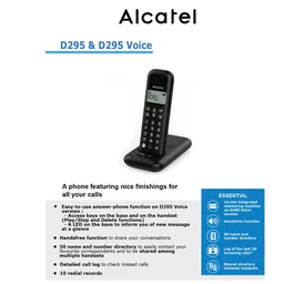 Alcatel Teléfono Inalámbrico Con Altavoz Identificador