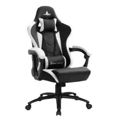 Silla Gamer Iceberg Gc80 Blanca / Reposabrazos Acolchados