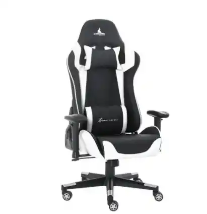 Silla Gamer Iceberg Gc70 Blanca Ergonómica Reposa Brazos