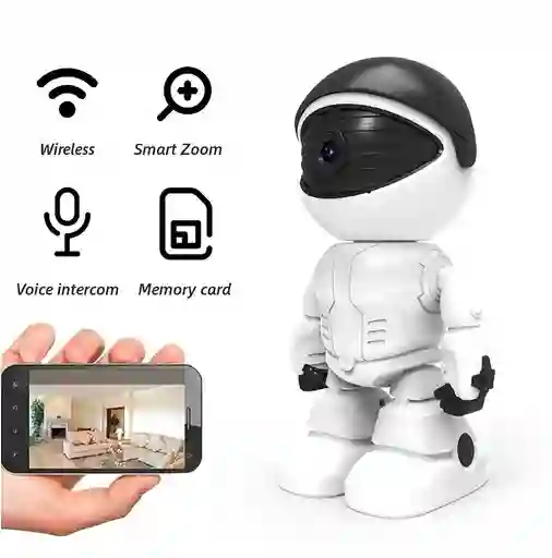 Cámara Ip Robot Innovador 1080p CCT Monitoreo En Vivo Hogar