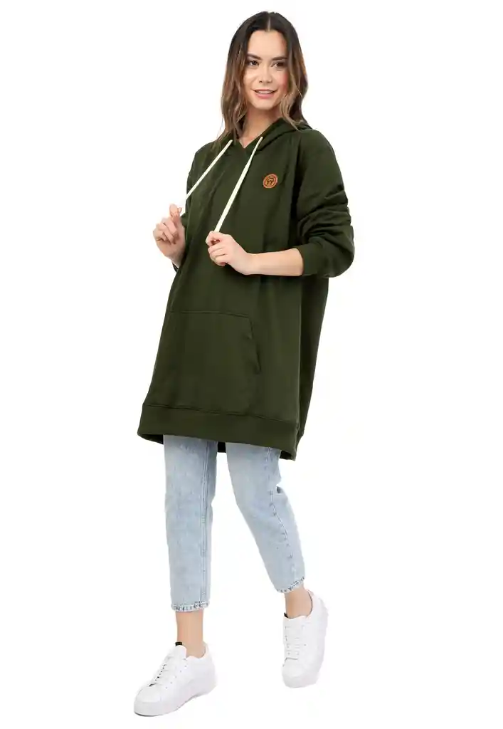 Hoodie unisex Verde Moorsa