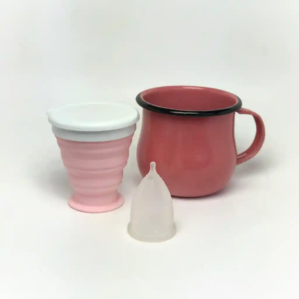 Kit Esterilizador VeraCup color Rosa