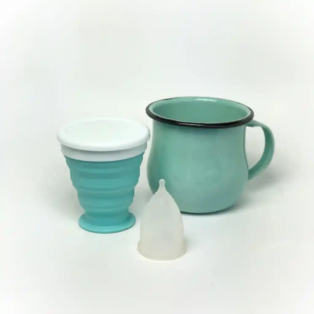 Kit Esterilizador VeraCup color menta