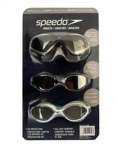 Speedo Gafas De Natacion Adulto. Originales. Set X 3