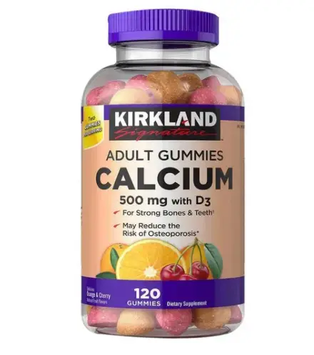 Kirkland Adult Gummies Calcium 120 / Gomitas De Calcio Adult