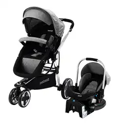 Bebesit Coche Travel System Compass Elite Negro