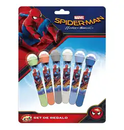 Spider-Man Set de Plumones Con Sello