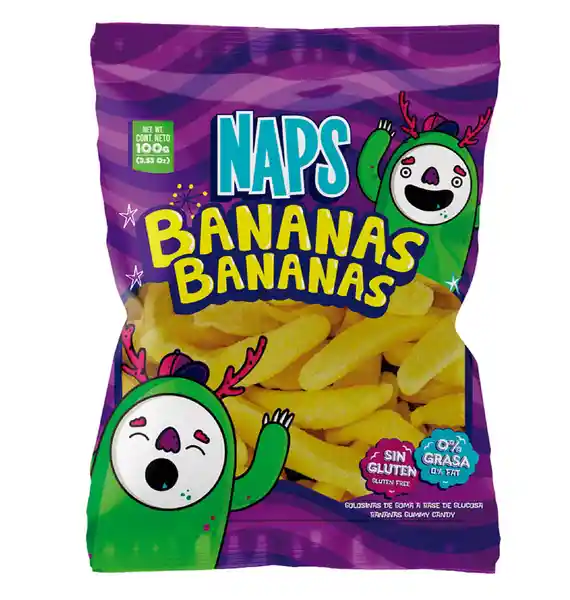 Naps Gomas Bananas