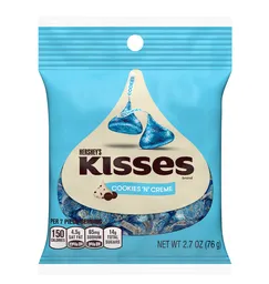 Hershey's Chocolate Kisses Cookies And Cream 76 g