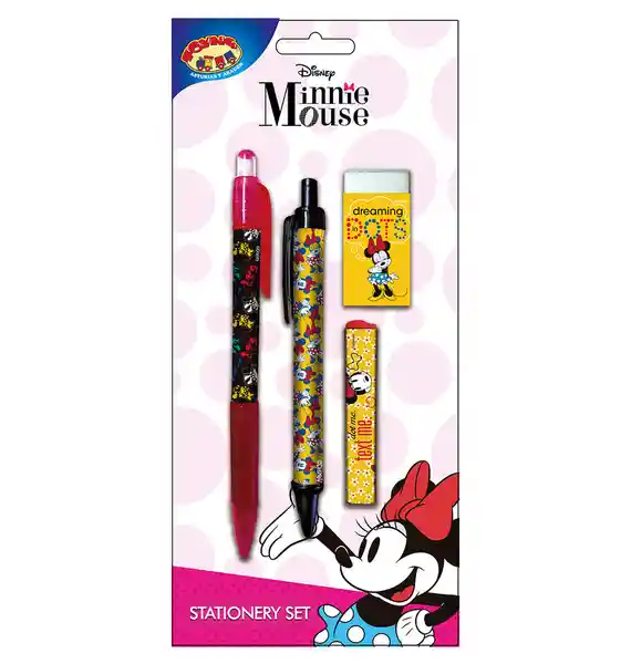 Mouse Toyng Set Escolar Minnie