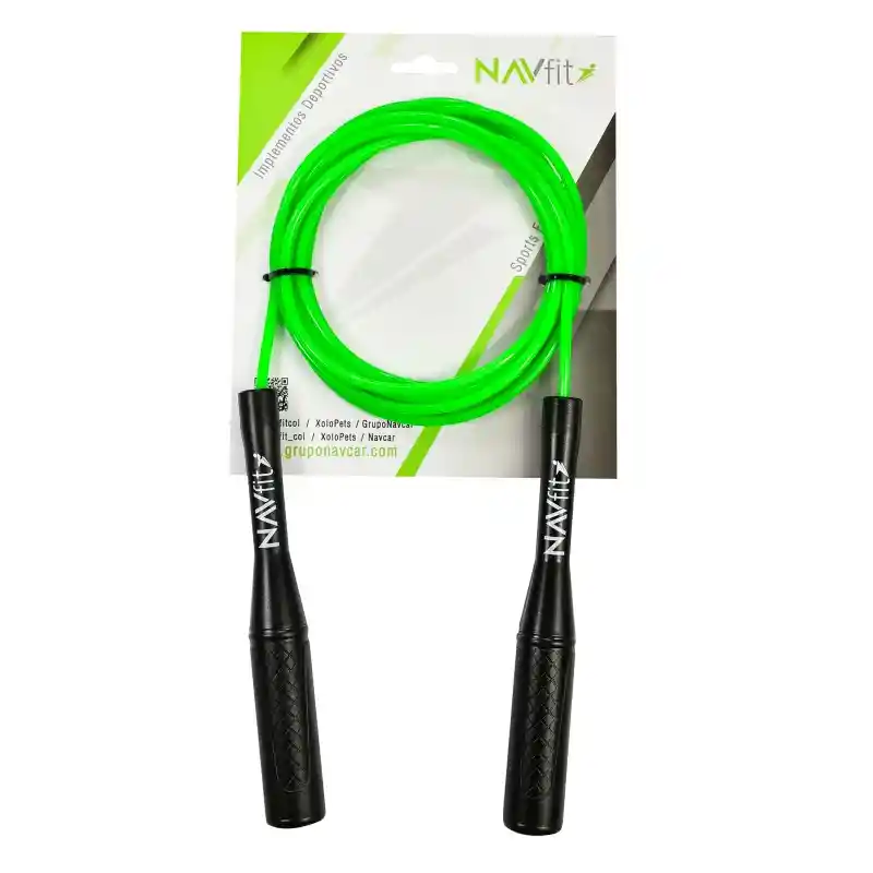 LAZO DE SALTO EN PVC SIN MEMORIA NAVFIT 4MM - 90gm - vERDE