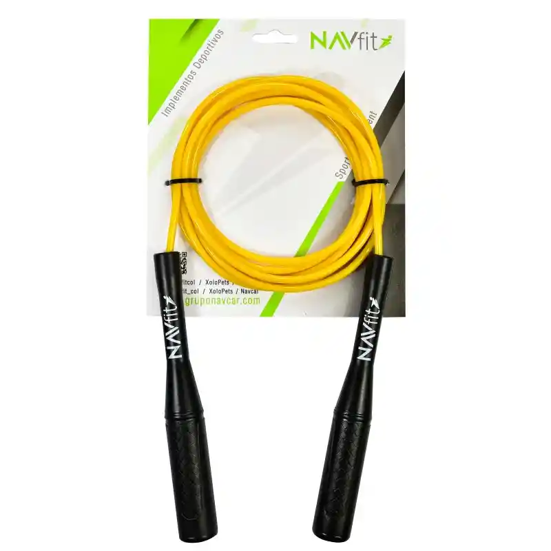 LAZO DE SALTO EN PVC SIN MEMORIA NAVFIT 4MM - 90gm - AMARILLO