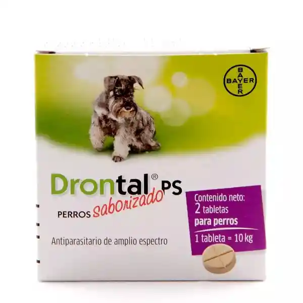 Drontal Antiparasitario Ps Para Perros Saborizado 2 Tableta