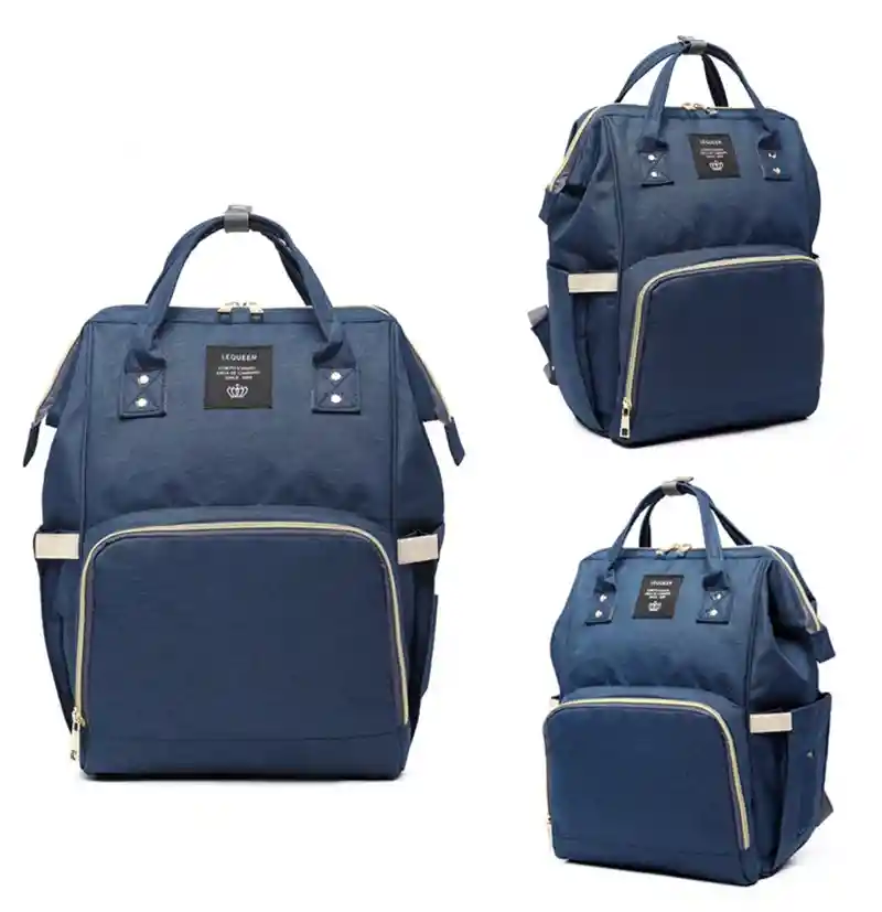 morral Pañalera multibolsillos Azul oscuro