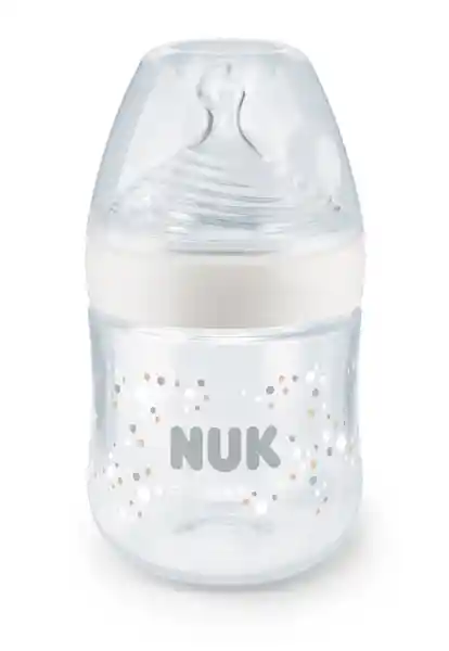 Nuk Tetero Natural Control Temperatura 150 mL Blanco