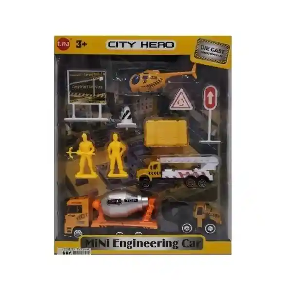 Kit Set Construccion X11 Piezas Escala 1:87 Profesional