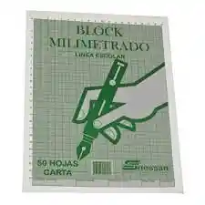 Nessan Block Carta Milimetrado