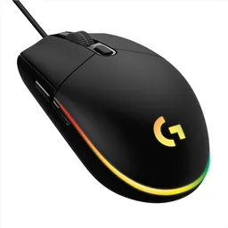 Logitech Mouse Gamer Lightsync Rgb 6 Botones Negro G203