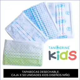 Tapabocas Pediatrico Diseño Niño. Caja X 50und