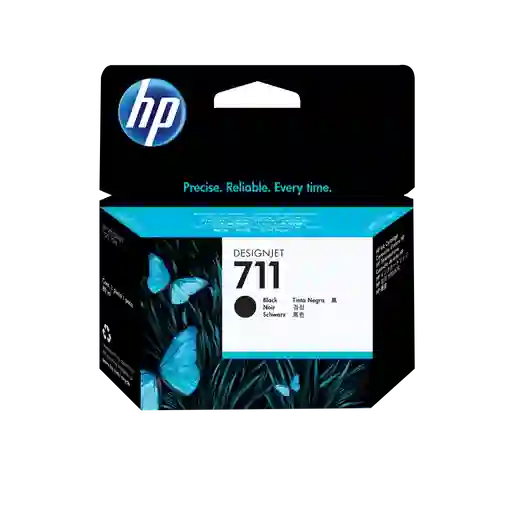 Hp Cartucho De Tinta 711 Negra