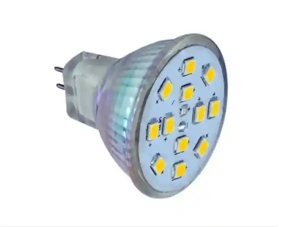 Reflector Led Mr16 Bi Pin 120v 3w Dicroico Multicolor Rgb