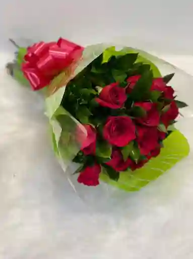 Bouquet De 12 Rosas Rojas