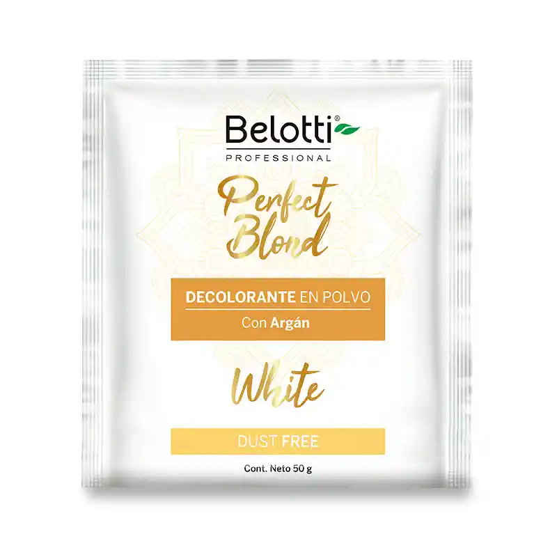 BELOTTI DECOLORANTE EN POLVO CON ARGAN 12 SOBRES X 50 G