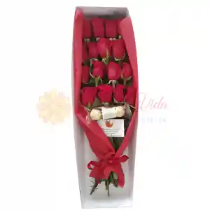 Ferrero Rocher 16 Rosas En Caja Con X3