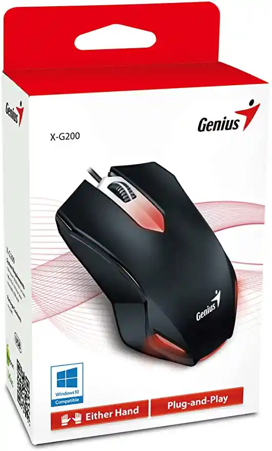 Genius Mouse Optico X-G200 Usb Gaming 1000Dpi Gamer