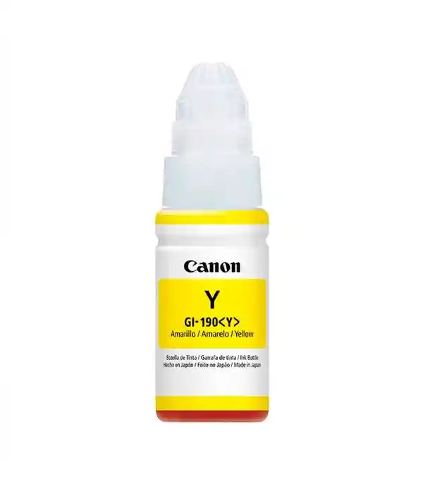 Canon Botella De Tinta 190 Yellow