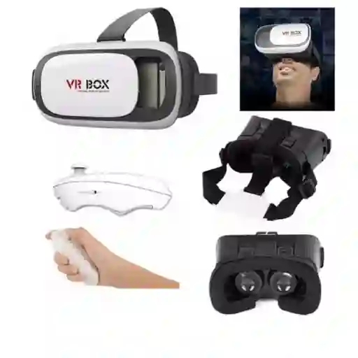 Gafas Realidad Virtual 3d Vr Box + Control Bluetooth Juegos