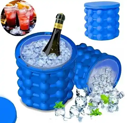 Hielera/cubetera En Silicona, Portátil Cubitos De Hielo