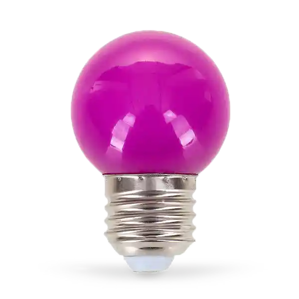 Lienxo Kit Bombillo Ping Pong Led Color Violeta