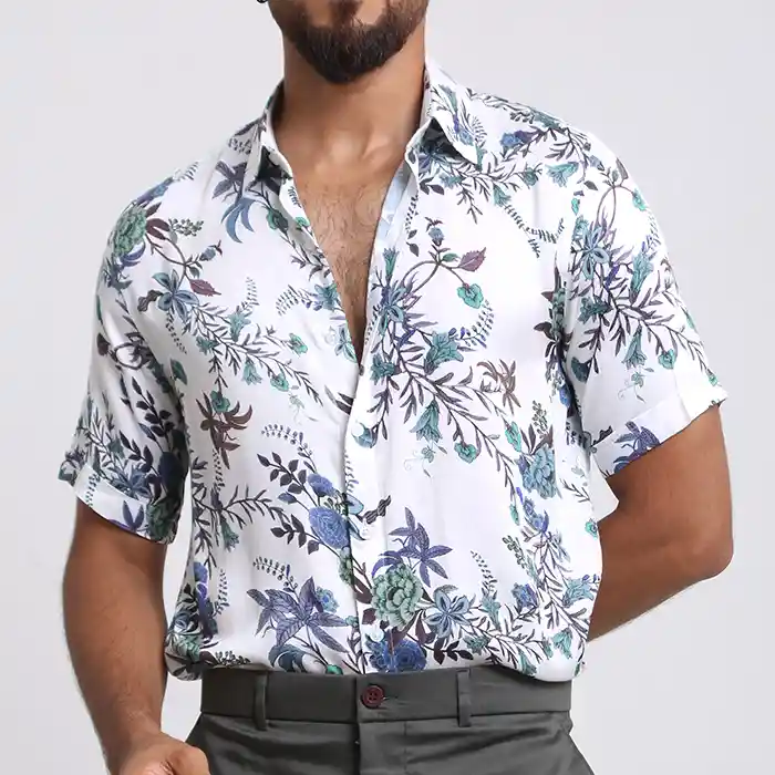 CAMISA MANGA CORTA ESTAMPADA