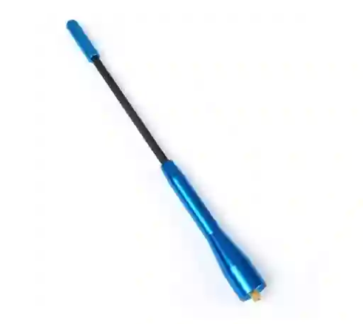 Antena Radio Metalica Techo Corta Universal Autos AZUL