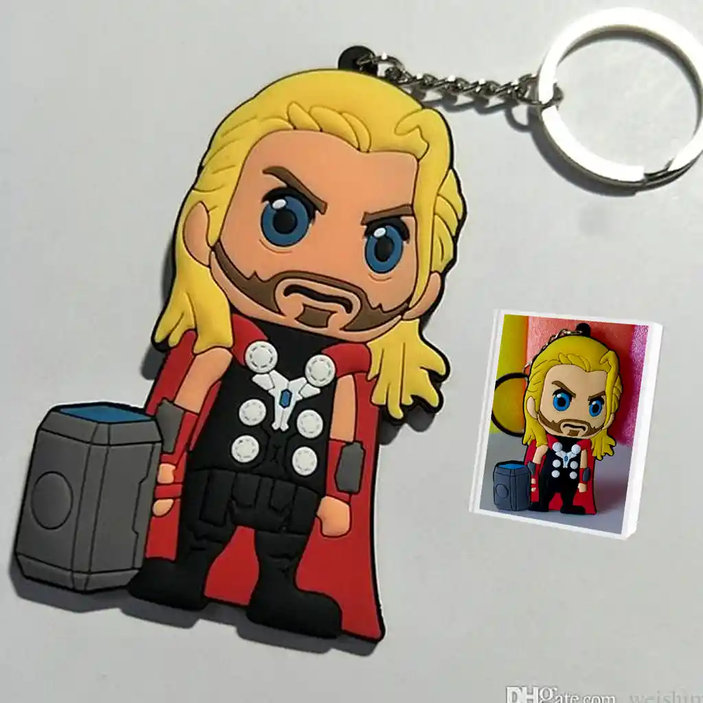 Llaveros de Superhéroes ¡Thor! /Regalos