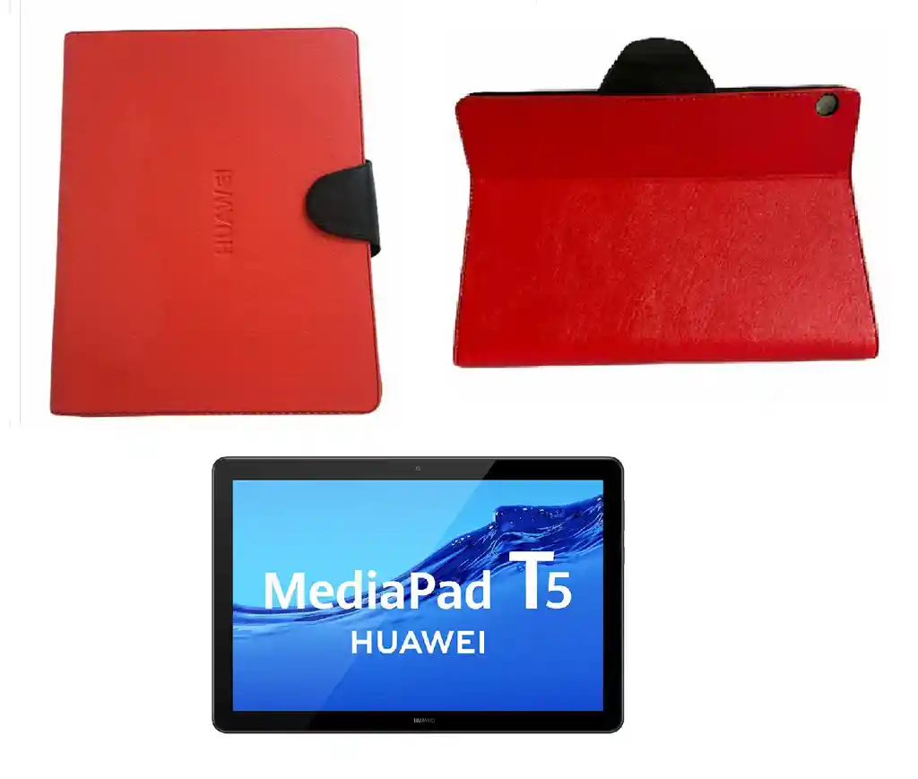 Huawei Estuche Agenda Para Tablet Mediapad T5 10.1 Rojo