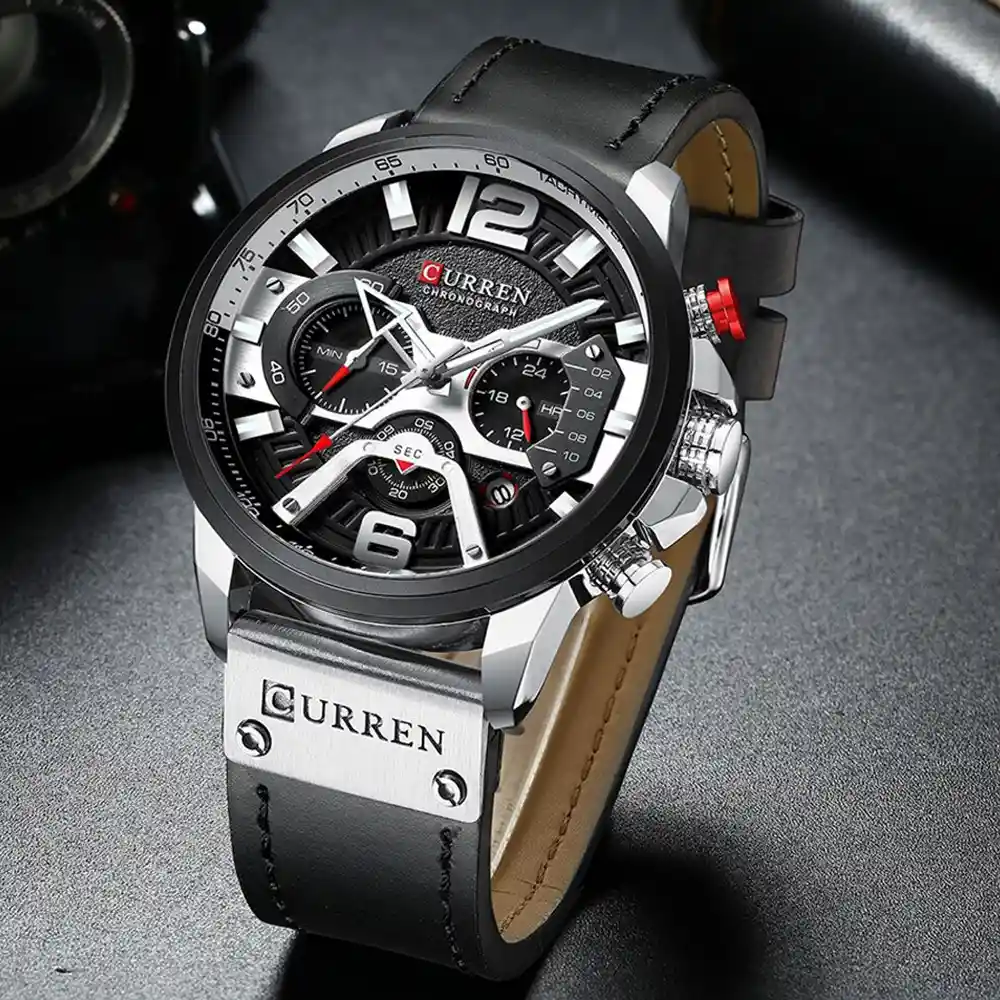 RELOJES HOMBRE CURREN CRONOGRAFO TODO FUNCIONAL SUMERGIBLE