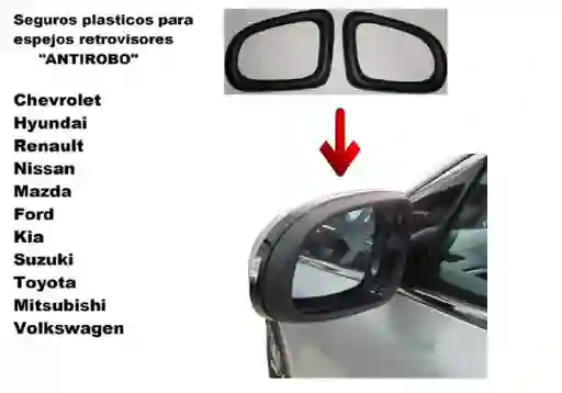 Seguros Espejo Luna Retrovisor Volkswagen Toureng