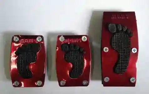 Pedales Antideslizantes Metálico Lujo Tuning Carro X3