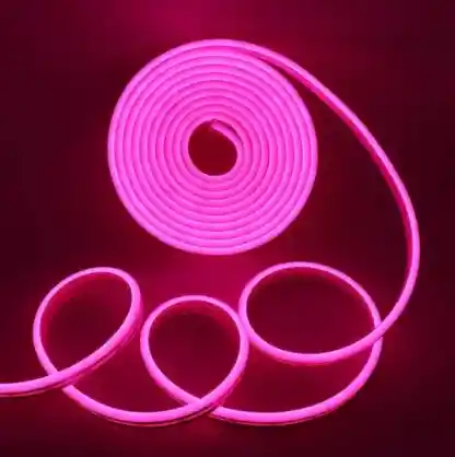 1m Cable Led Flexible Neoflex 12v Aviso Publicidad 2.5 fucsia