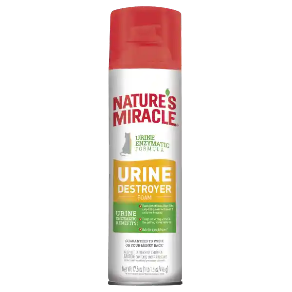 Nature Miracle Destructor de Orina Gato Aerosol 17.5 OZ