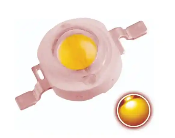 10 Leds Potencia 1w Amarillo Alto Brillo Luz Led 1800k 3v