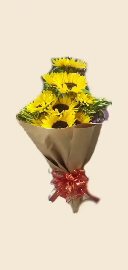 Bouquet con girasoles