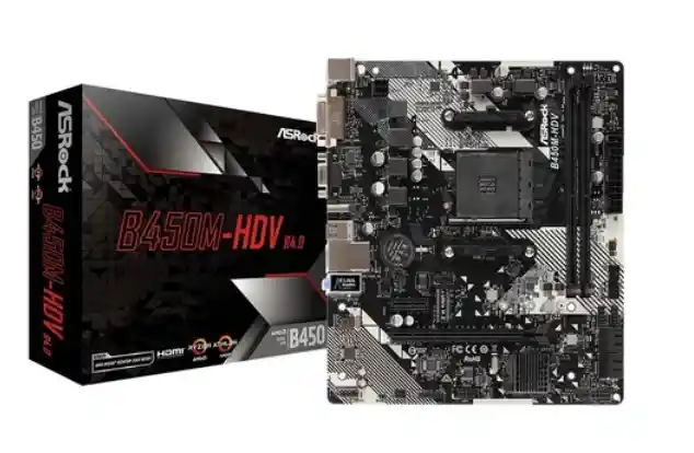 Board Asrock B450m-hdv 4.0