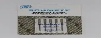 AGUJA MAQUINA COSER CASERA SCHMETZ PUNTA BOLA 75-11