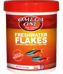 OMEGA ONE Freshwater Flakes – Alimento Peces – Hojuelas – 336Gr