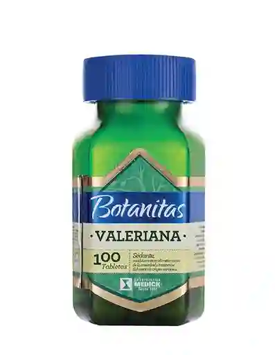 100 Tabletas Valeriana Botanitas