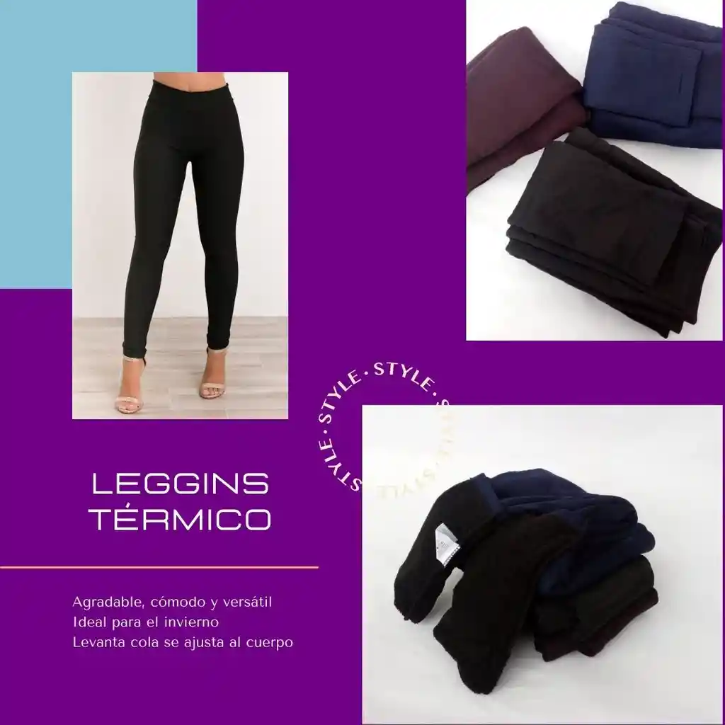 LEGGINS TERMICO PARA FRIO EXTREMO LEVANTA COLA